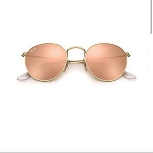 Ray Ban Rose Gold Sunglasses